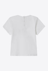 Chloé Kids Girls Shell Print T-shirt White C20912-BCO/S_CHLOE-117