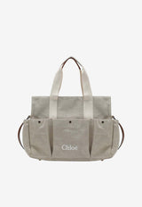 Chloé Kids Babies Logo Changing Bag Beige C20941NF/S_CHLOE-117
