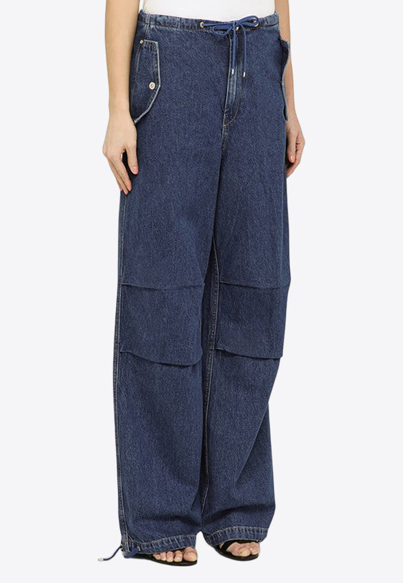 Dion Lee Parachute Straight-Leg Jeans Blue C2174PS24DE/O_DIONL-6047