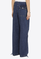 Dion Lee Parachute Straight-Leg Jeans Blue C2174PS24DE/O_DIONL-6047