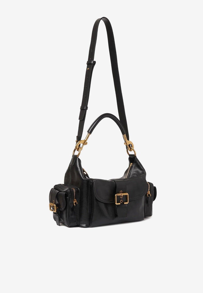 Chloé Leather Crossbody Camera Bag Black C24AS533N83_001_Black_33309168