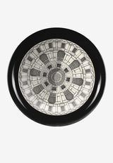 Cortile N.1 Circular Tray Fornasetti Black