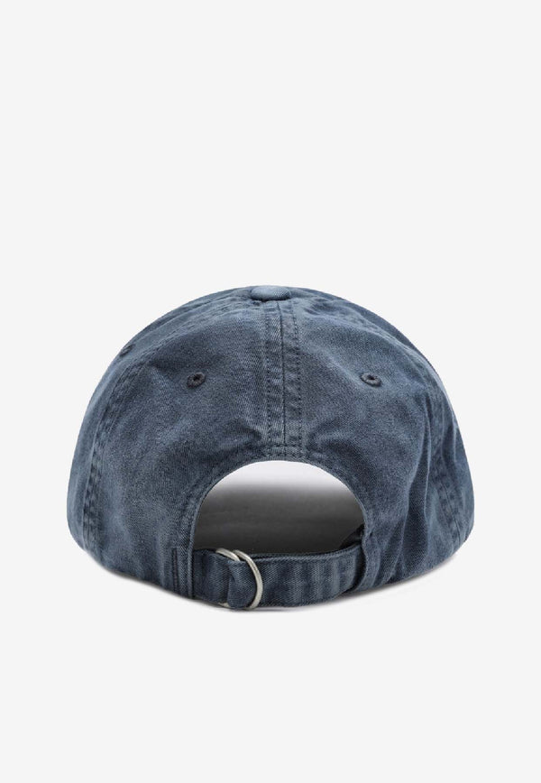 Acne Studios Logo Baseball Cap  Blue C40416DE/R_ACNE-BPA