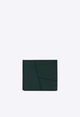 Loewe Puzzle Leather Bi-Fold Wallet Green C510302X16LE/Q_LOEW-6580