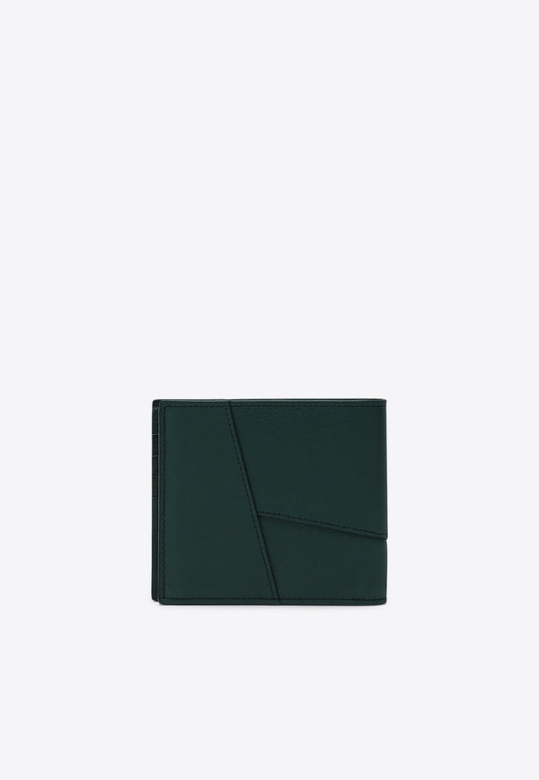 Loewe Puzzle Leather Bi-Fold Wallet Green C510302X16LE/Q_LOEW-6580