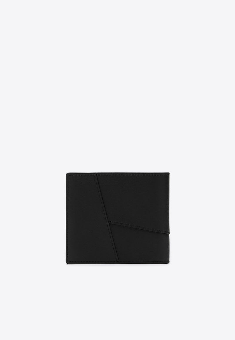 Loewe Puzzle Leather Bi-Fold Wallet Black C510302X16LE/Q_LOEW-1100