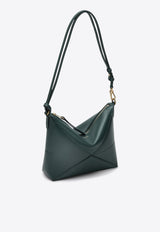 Loewe Puzzle Fold Leather Shoulder Bag Green C510PT1X01LE/Q_LOEW-4535