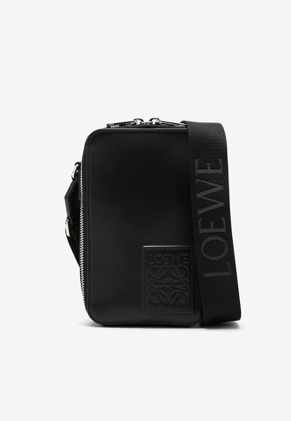 Loewe Small Logo Leather Messenger Bag C565S59X01LE/O_LOEW-1100