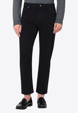 PT Torino Logo Patch Slim Jeans Black C5RP05B0OA14T0_PT01-Y990