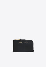 Loewe Logo Stamp Zip Cardholder Black C612Z40X01LE/S_LOEW-1100