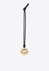 Loewe Anagram Pebbled Locket Bag Charm Gold C621232XFXPR/R_LOEW-8133