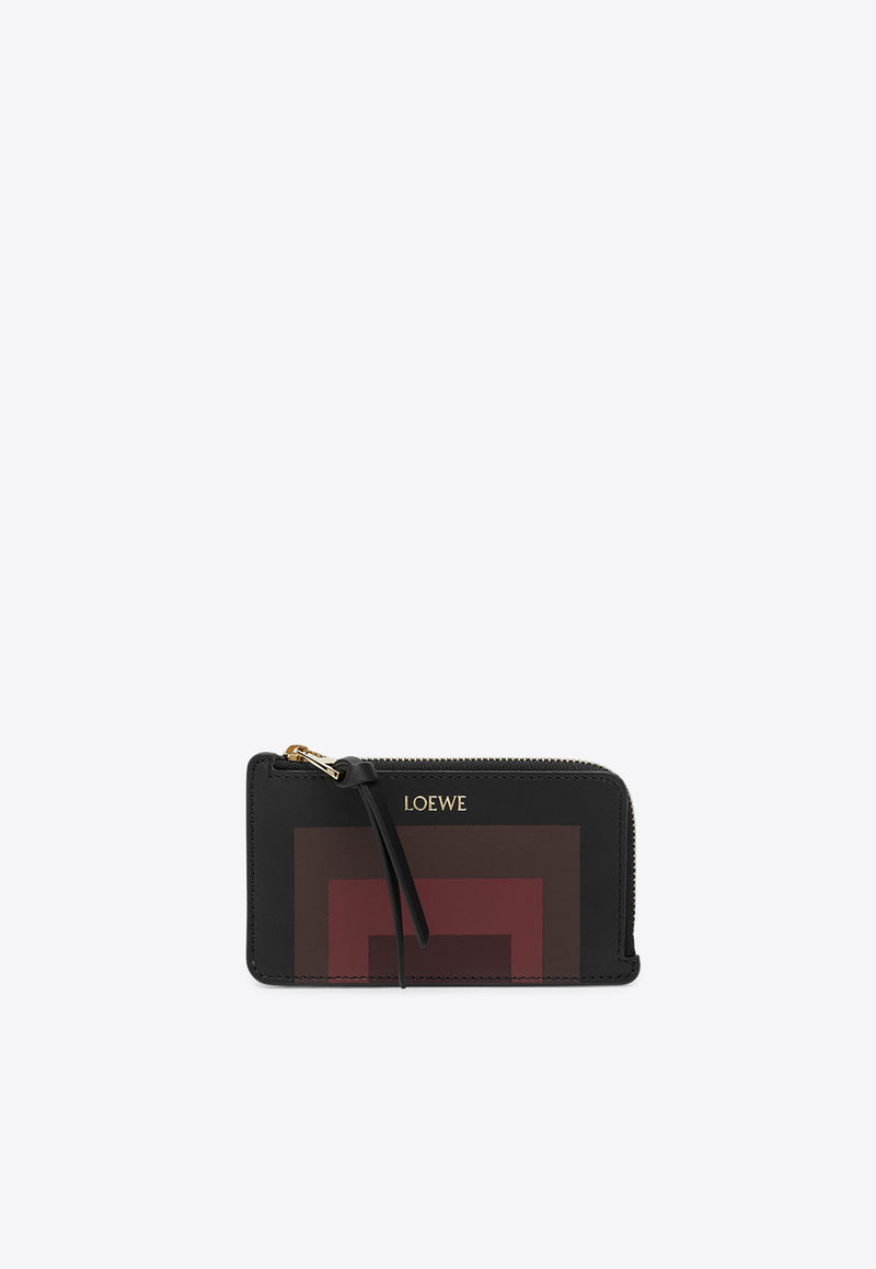 Loewe X Josef Albers Leather Zip Wallet C643Z40XA7LE/R_LOEW-1101