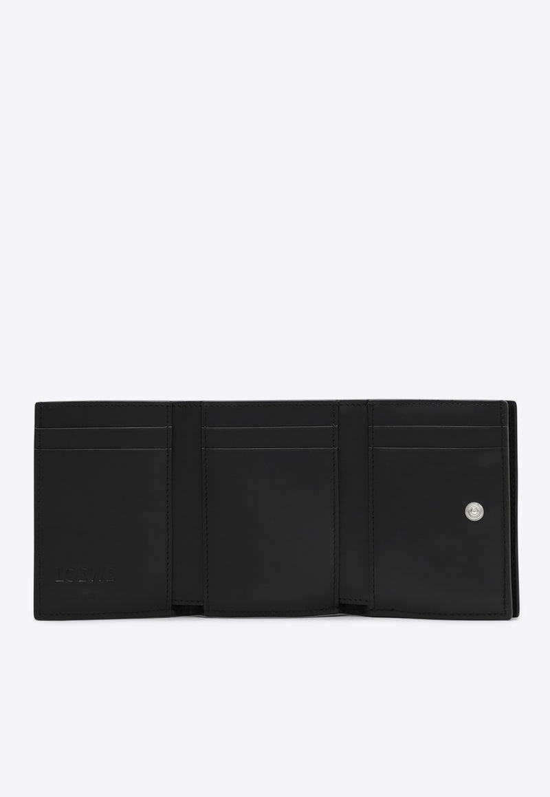 Loewe Embossed Anagram Leather Tri-Fold Wallet Black C660TR2X04LE/P_LOEW-1100