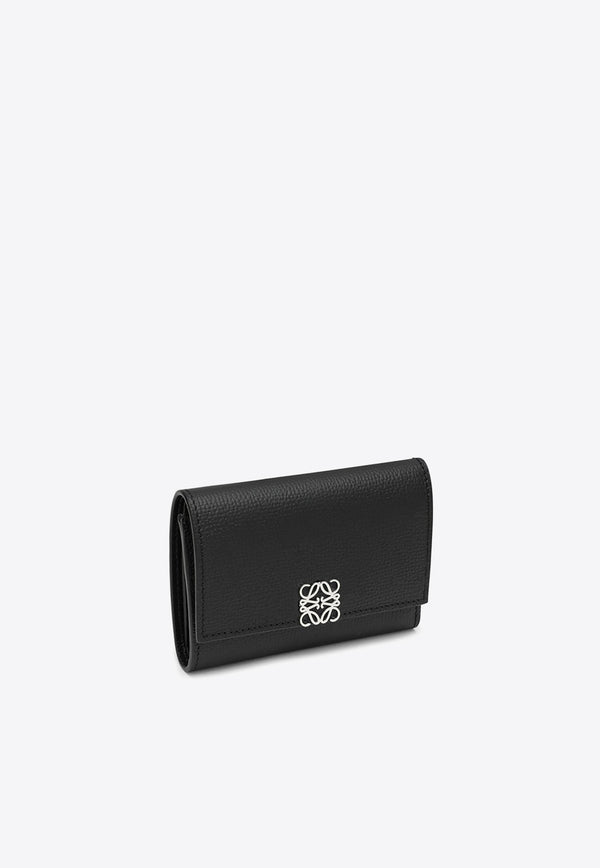 Loewe Small Anagram Leather Wallet C821S33X07LE/O_LOEW-1100 Black