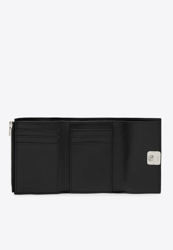 Loewe Small Anagram Leather Wallet C821S33X07LE/O_LOEW-1100 Black