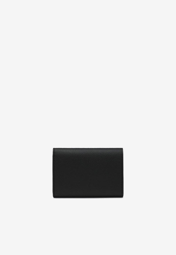 Loewe Small Anagram Vertical Leather Wallet Black C821S33X12LE/Q_LOEW-1100