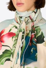 F.R.S Polimnia Silk Floral Blouse Multicolor CA001020 TEK0891_MULTI COLO