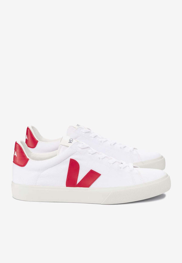 Veja Campo Low-Top Canvas Sneakers White CA0103150B/WH WHITE