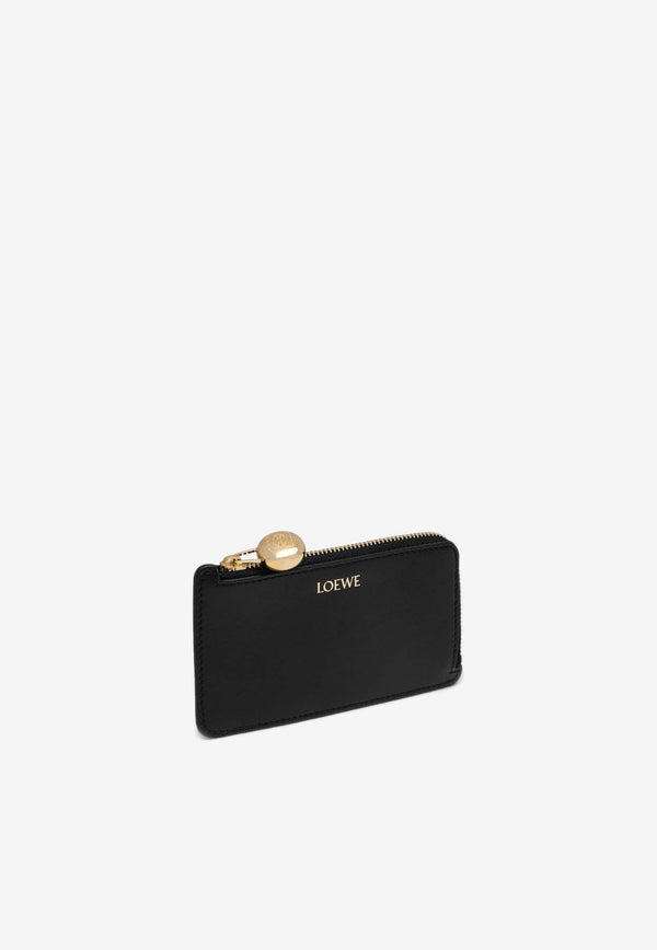 Loewe Pebble Coin Cardholder in Nappa Leather Black CANBZ40X01LE/P_LOEW-1100