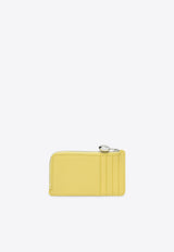 Loewe Anagram Pebble Leather Zip Cardholder Yellow CANBZ40X01LE/P_LOEW-4407