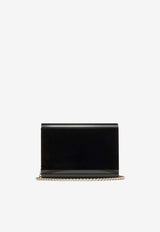 Jimmy Choo Candy Clutch with Chain Strap CANDY ACR BLACK