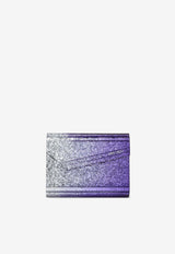 Jimmy Choo Candy Glitter Acrylic Clutch Bag CANDY DGA TANZANITE