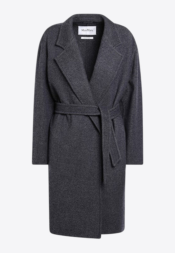 Max Mara Carnia Wool Coat with Denim-Effect Navy CARNIAWO/R_MAXM-001