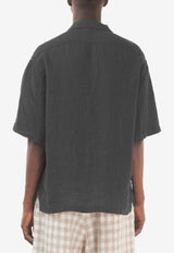 Barena Venezia Mola Short-Sleeved Shirt Gray CAU45433007GREY