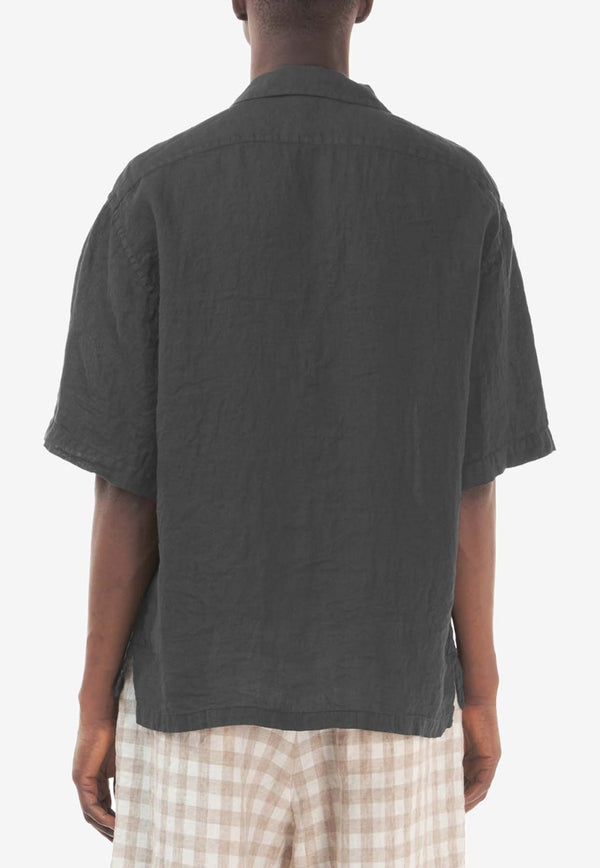 Barena Venezia Mola Short-Sleeved Shirt Gray CAU45433007GREY