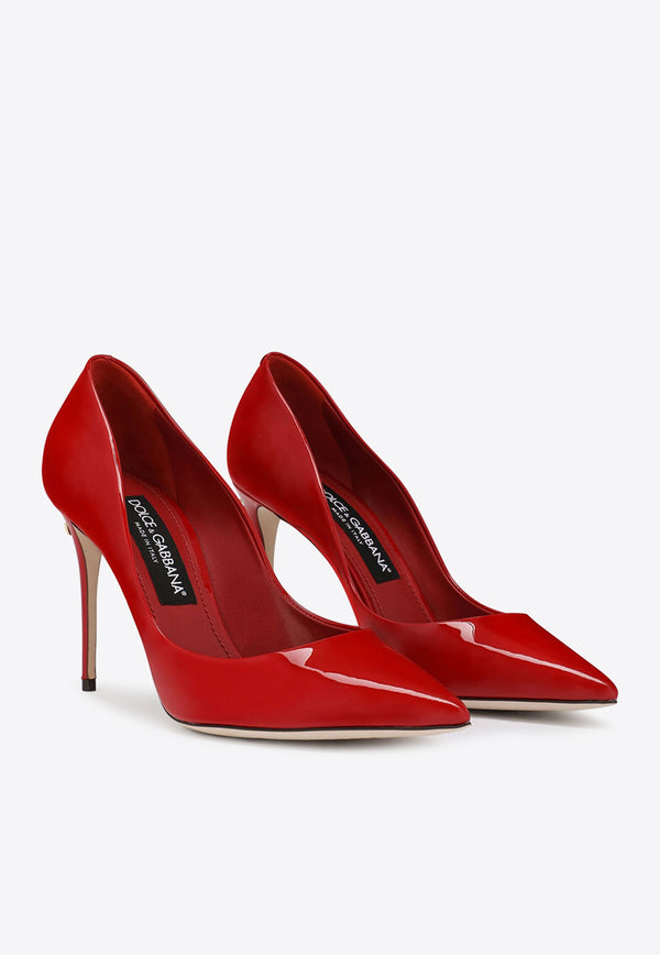 Dolce & Gabbana Cardinale 90 Patent Leather Pumps Heels Color