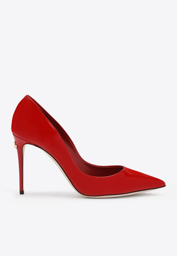 Dolce & Gabbana Cardinale 90 Patent Leather Pumps Heels Color