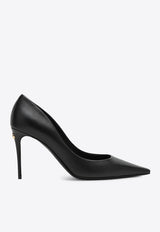 Dolce & Gabbana 110 Leather Décolleté Pumps Black CD1882A1953/P_DOLCE-80999