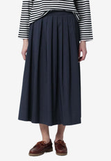 PT Torino Pleated Midi Skirt Blue CDGODS000STDVD05/S_PT0F-0360