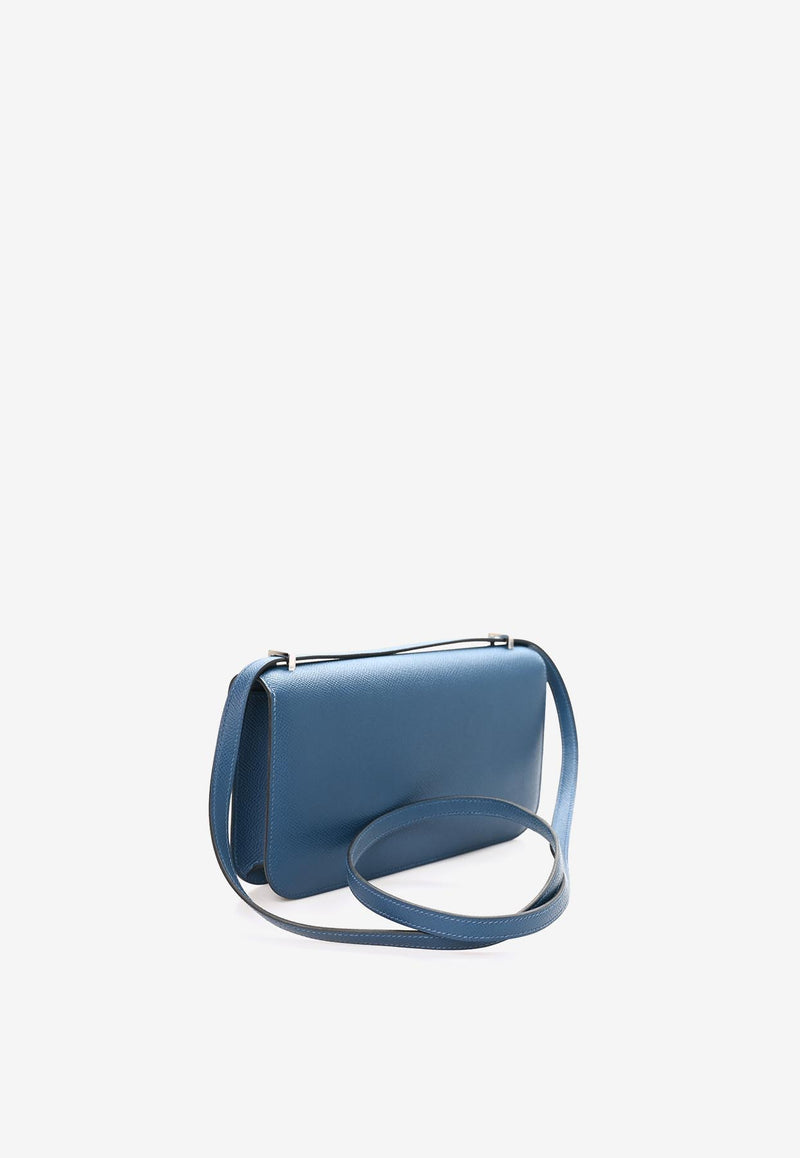 Constance Elan 25 in Deep Blue Epsom Leather with Palladium Hardware