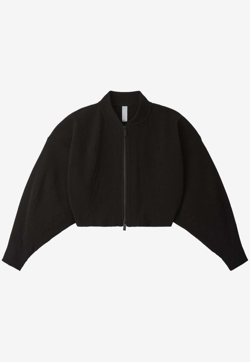 CFCL Hypha Zip-Up Bomber Jacket Black CF008KC045BLACK