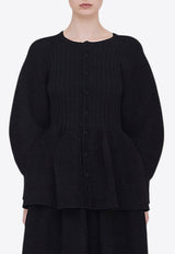 CFCL Pottery Velvet Knit Cardigan Black CF008KE007BLACK