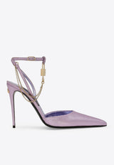 Dolce & Gabbana Lollo 105 Karung Slingback Pumps Lilac CG0723 AQ920 8H480