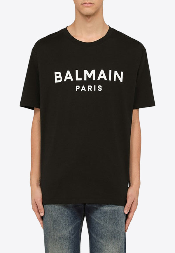 Balmain Logo-Printed Crewneck T-shirt CH1EG000BB73/O_BALMA-EAB