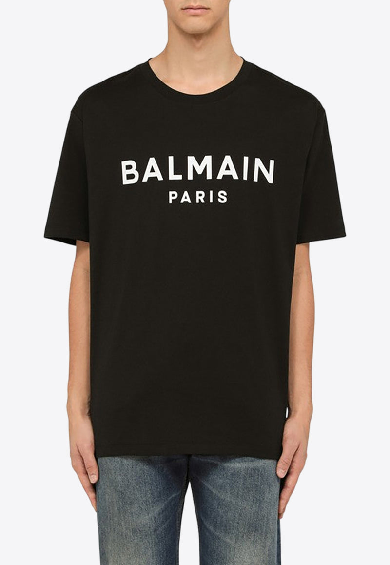 Balmain Logo-Printed Crewneck T-shirt CH1EG000BB73/O_BALMA-EAB