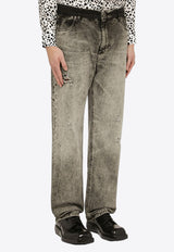 Balmain Degrade Washed-Out Straight-Leg Jeans CH1MI065DE01/O_BALMA-9FK