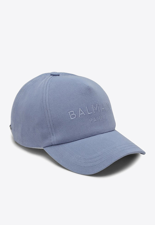 Balmain Logo-Embroidered Baseball Cap CH1XA015CB24/O_BALMA-SLM