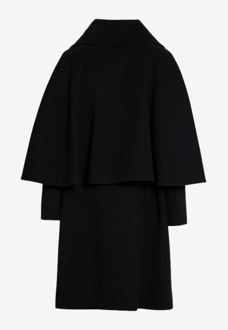 Chloé Cashmere Cape Coat Black CH24AMA10071/P_CHLOE-001