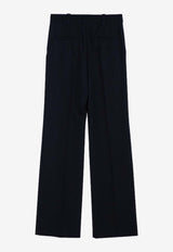 Chloé Straight-Leg Tailored Pants Blue CH24APA29063/P_CHLOE-49Z