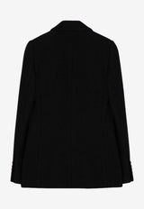 Chloé Double-Breasted Wool Blazer Black CH24AVE22039/P_CHLOE-001