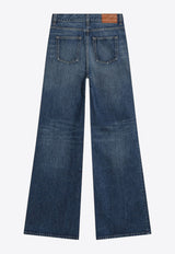 Chloé Faded Flared Jeans Blue CH25ADP42251/R_CHLOE-427