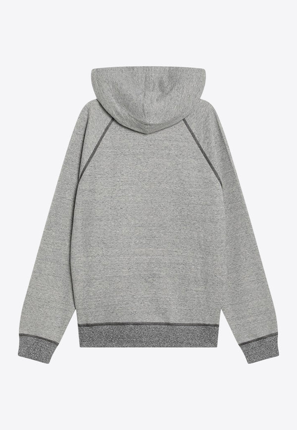 Chloé Logo Print Hooded Sweatshirt Gray CH25AJH10179/R_CHLOE-060