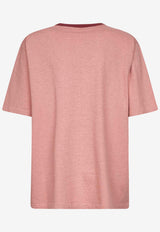 Chloé Maxi Logo T-shirt Pink CH25AJH201736B1