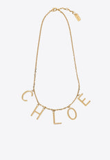 Chloé Iconic Logo Vintage Necklace Gold CH25AJN08CB7/R_CHLOE-9DC