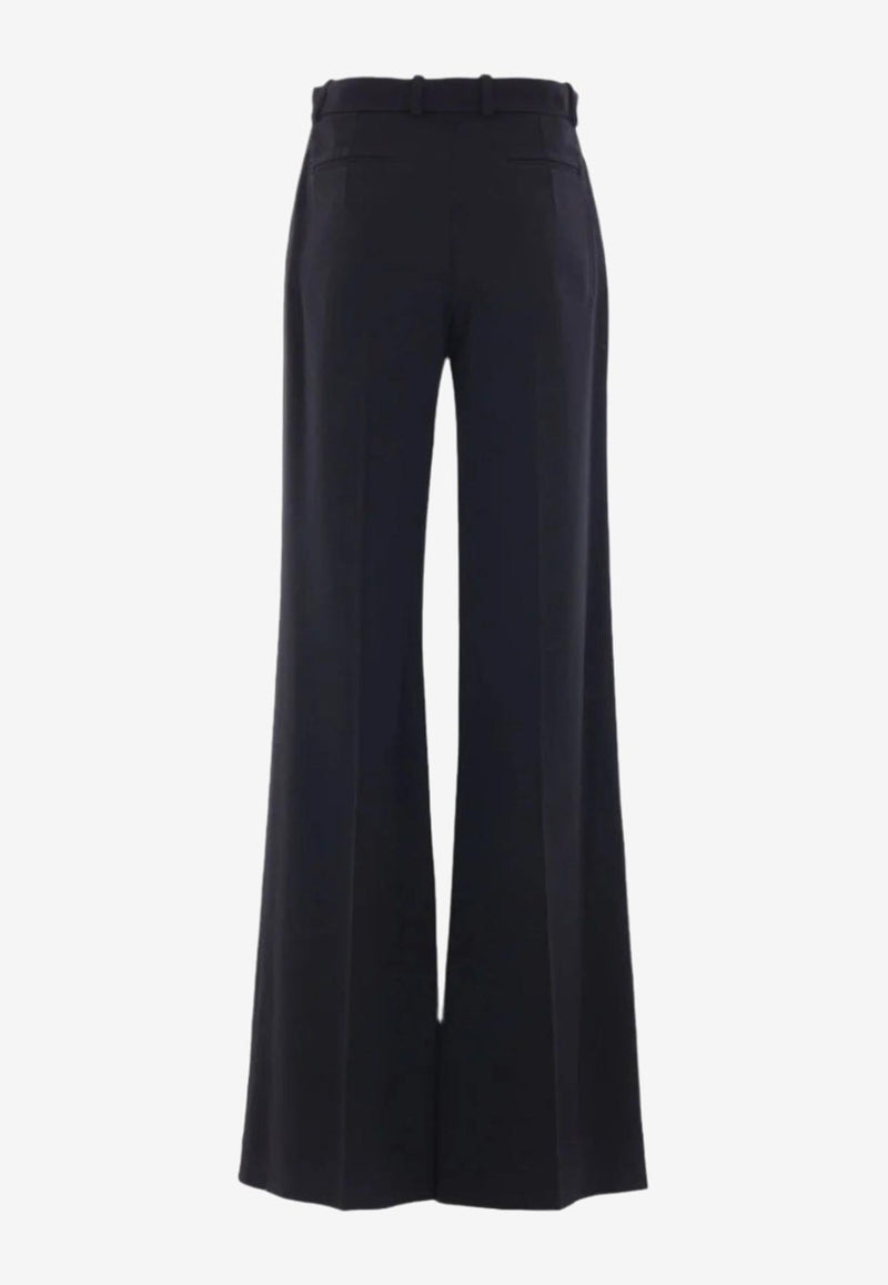 Chloé High-Rise Flared Pants Black CH25APA06263001