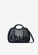 Chloé Logo Cage Tote Bag Black CH25AS517P55001